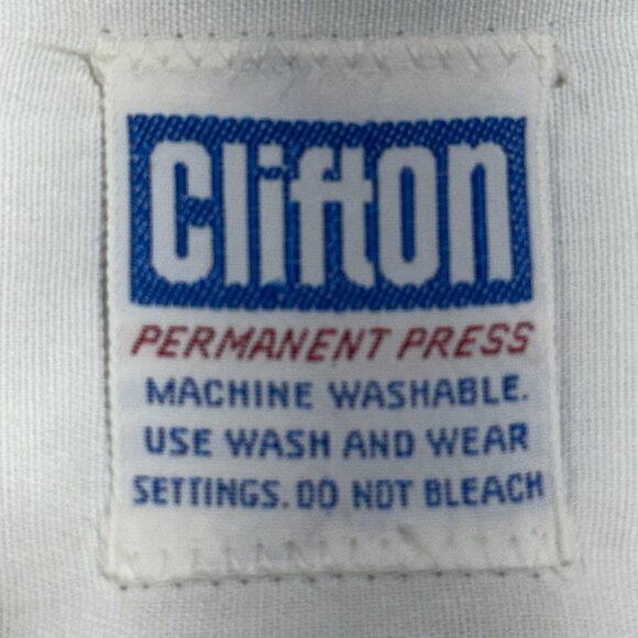 Vintage South Euclid Fire Department 70's XL White Button Down Uniform Shirt - Picture 6 of 13